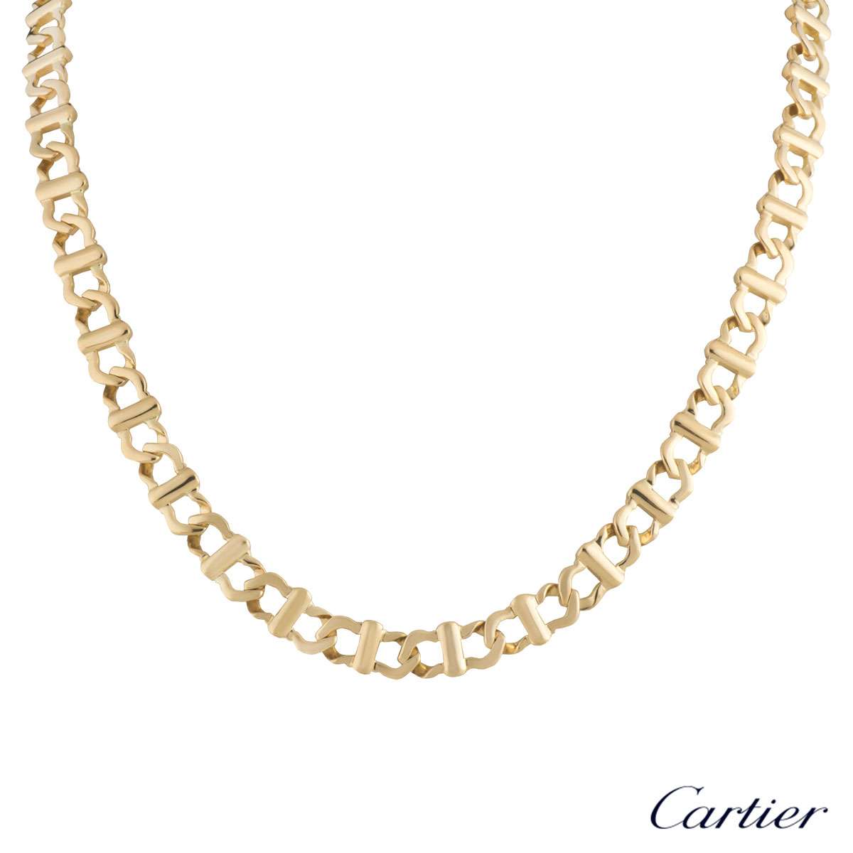 Cartier Yellow Gold Chain | Rich Diamonds